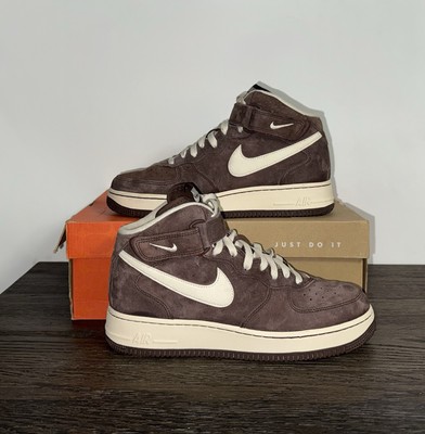 Nike Air Force 1 Mid  Chocolate Brown  Size 8  