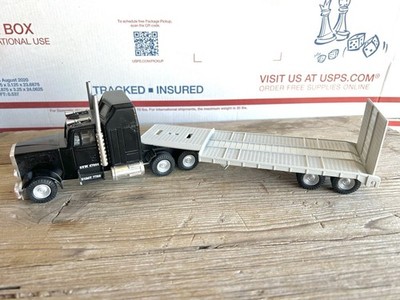 Joal 1/50 Scale Transporter Semi-Truck with Equipment Trailer