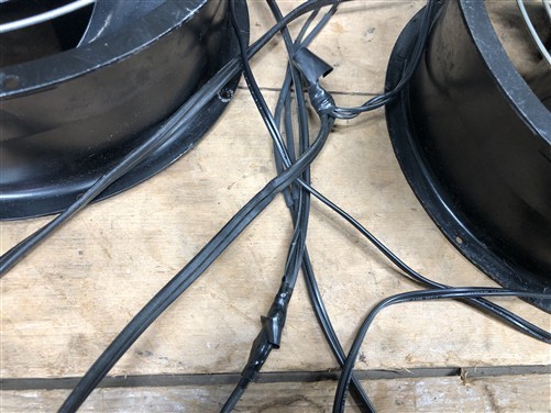 Lot of 3 Comair Rotron Caravel Axial Cooling Fans,10" Diameter, 115V, Vintage