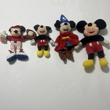 Disney Mickey Mouse Plush Lot.