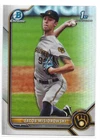 2022 Bowman Draft Chrome Refractor RC BDC-132 Jacob Misiorowski - 1st Bowman