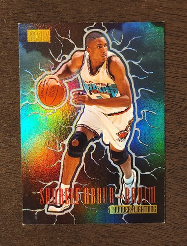 Shareef Abdur-Rahim #2 1997 Skybox Premium Thunder & Lightning card