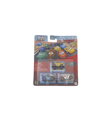 Disney Pixar Cars | Mini Racers | 3-Pack  (Shu, Miguel Camino, Jackson Storm)