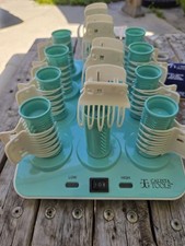 Calista Tools Hot Wavers Heated Rollers Curlers Set Of 12 Travel Bag Case Clips