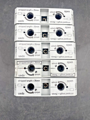 Set Of 5 WAGO 285-195 30-1 3/8in 25-95mm ² 1000V 232A Terminal Arch For 2