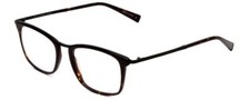 John Varvatos V375 Unisex Classic Reading Glasses Tortoise Brown Gold Black 53mm