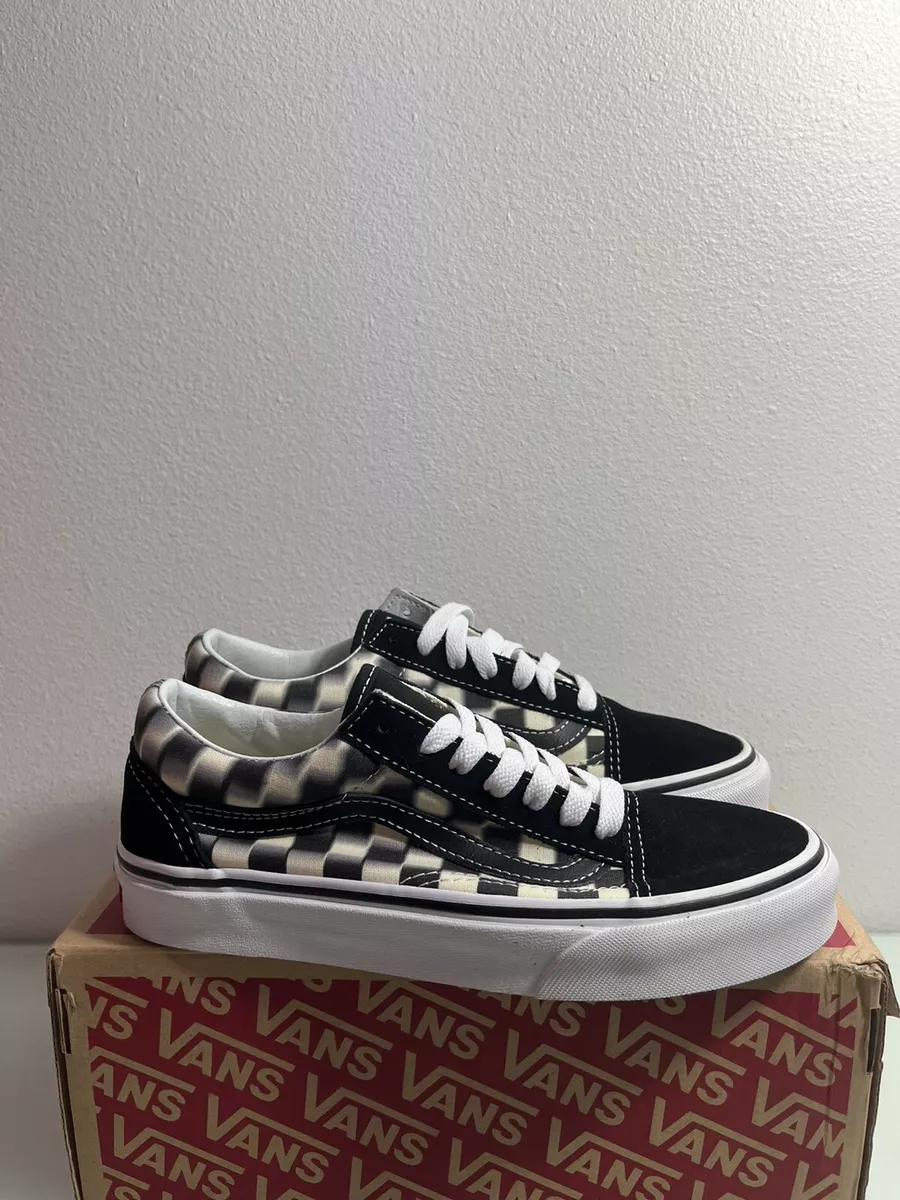 Vans old skool blur checkerboard hotsell