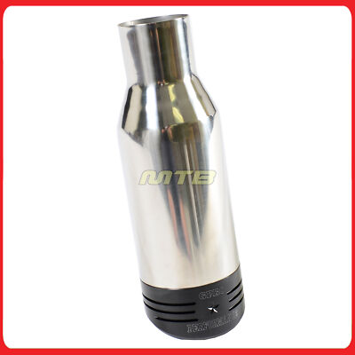 Angled Black Aluminum 12in 2.5 In 4 Out Stainless 284270