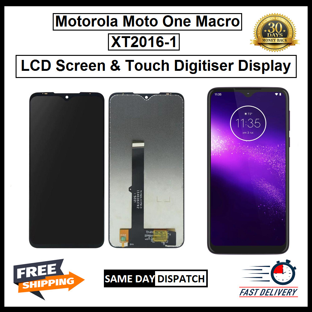 For Motorola Moto One Macro XT 2016-1 Display Touch Digitizer Replacement  LCD