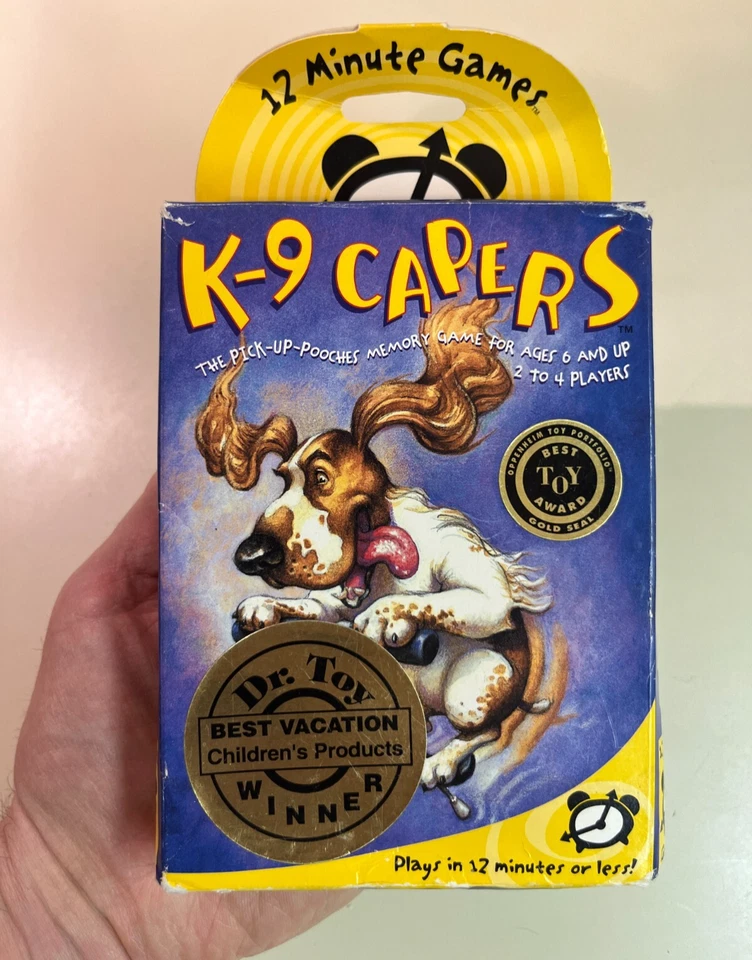 Open Box - K-9 Capers, Dog Memory Card Game, 12 Minutes Games, Gamewright - Image 2 of 4