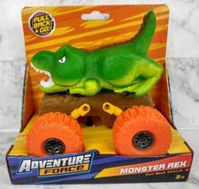 Adventure Force Monster Rex Truck T-Rex Dinosaur Pull Back Go Toy Vehicle