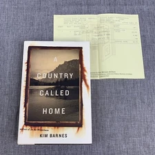 A Country Called Home Signed 1st/1st 2008 Kim Barnes NEW w/Receipt