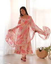 Indian Pakistani Salwar Kameez Designer Women Embroidery Ready to Wear Dress