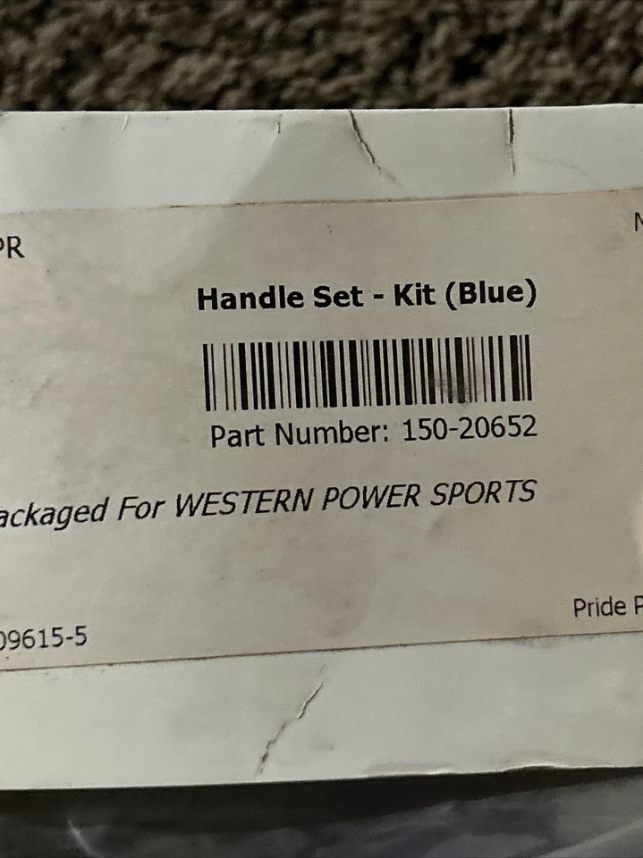 Polaris Yamaha Cat Snowmobile Ski Handles Blue WPS 150-20652 - Image 4 of 4