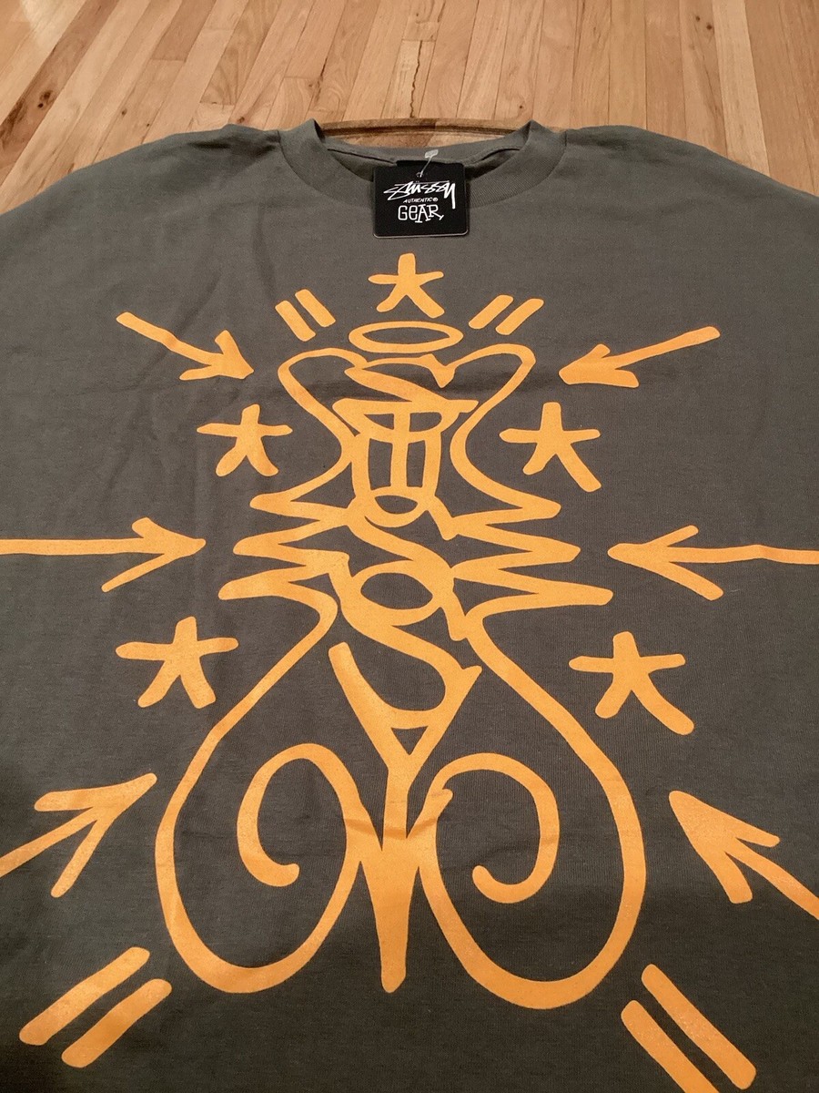 2008 Stussy x Haze Swirl Tee XXL 2XL Vintage Rare Olive 2008 Stussy x Haze Swirl Tee XXL 2XL Vintage Rare Olive