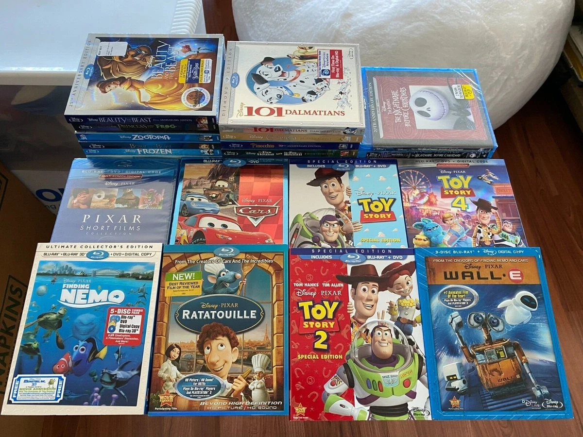 Collection DVD et Blu-ray Disney et Disney/Pixar