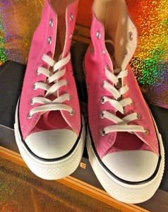 all star branco e rosa