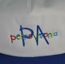 Pennsylvania PA Youth Size White Blue Snapback Cap NOS NWT