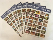 San Diego Zoo Animals Stickers Sets Rare Unique NEW Sealed 