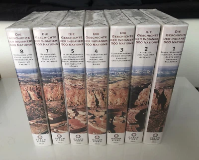 VHS- Kassetten Kevin Costner, Die Geschichte der Indianer, 500 Nations - Bild 1 von 2