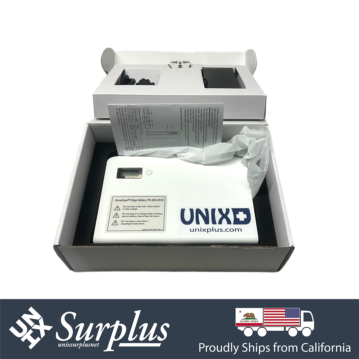 New UNIXPLUS 110V AC Laptop Power Bank USB Light Portable Battery