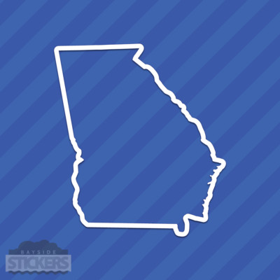 Georgia GA State Outline Vinyl Decal Sticker | eBay