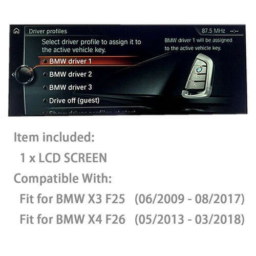8.8" LCD Screen Assembly for BMW F25 F26 X3 X4 NBT EVO NAVI Display screen - Picture 9 of 11