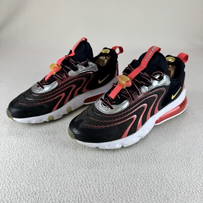 Nike Air Max 270 React ENG Alien Black Topaz Gold Men's Size 10 CW7302-001