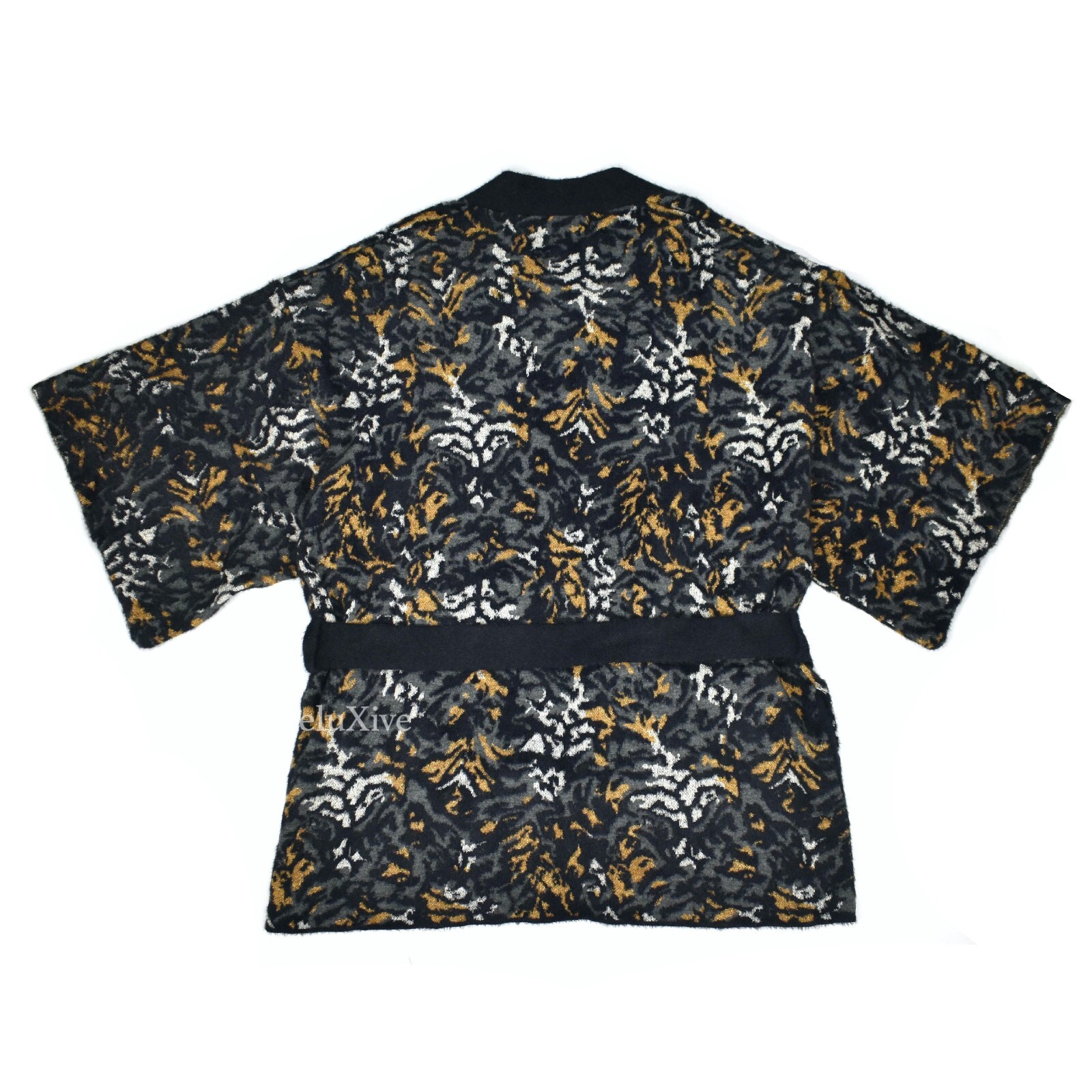 SAINT LAURENT Maglione kimono Tigre Jacquard da uomo nuovo con etichette $1890 AUTENTICO