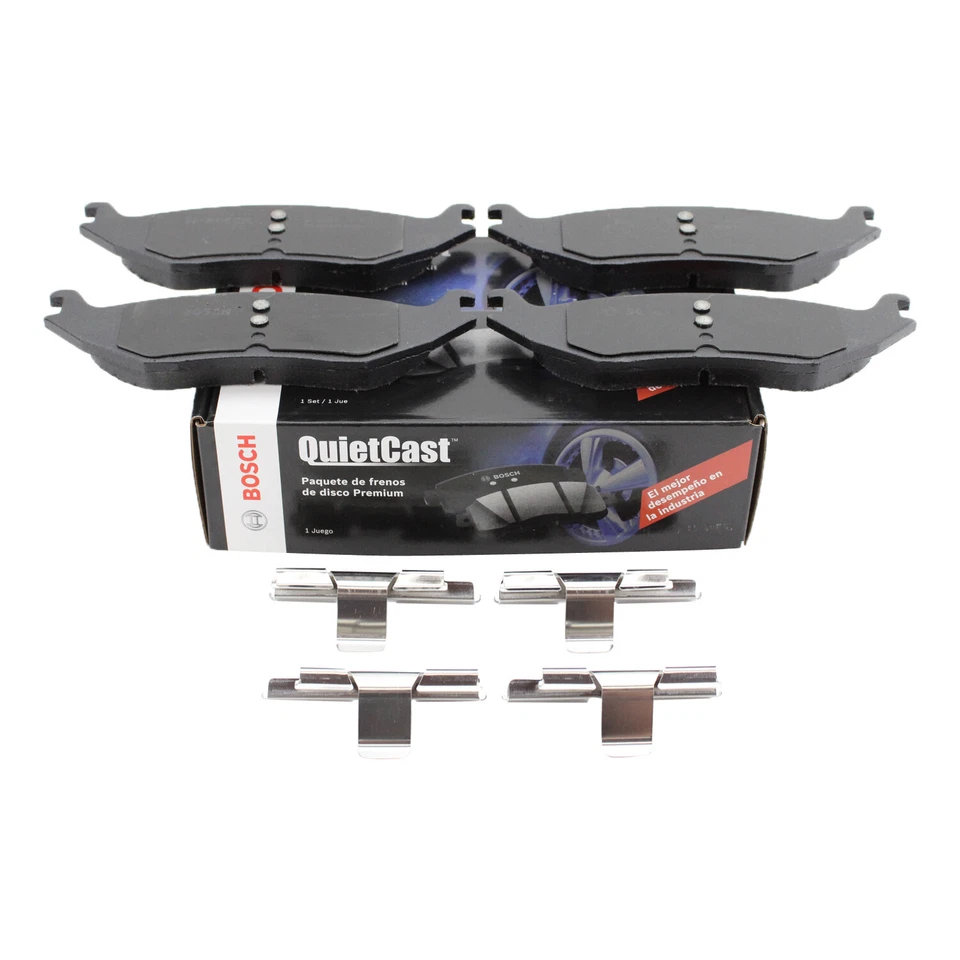 Juego de pastillas de freno traseras de cerámica Bosch QuietCast para Aspen Durango Ram 1500 Classic Foto 4 de 4