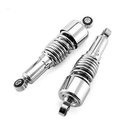 Chrome Rear Absorber Shocks For Harley Dyna Switchback Street Bob FAT BOB FXDF
