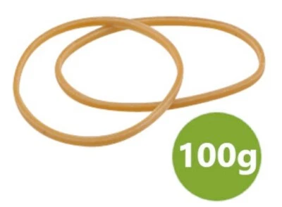 Gummibänder Gummiringe Gummi Ringe Gummiband natur 1,8 mm 100g Größenauswahl