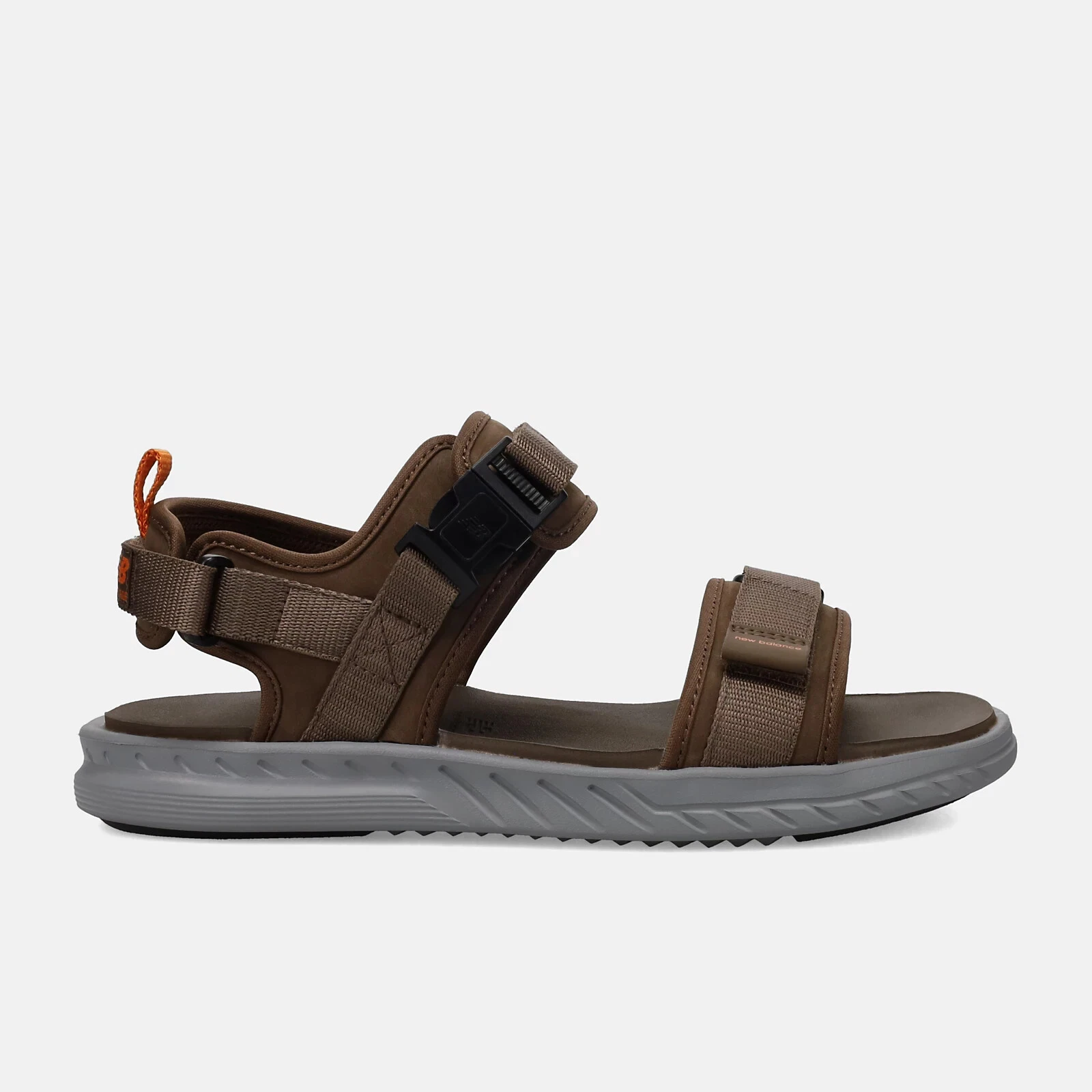 New Balance SANDALI Uomo in Fungo Scuro con Grigio Ardesia