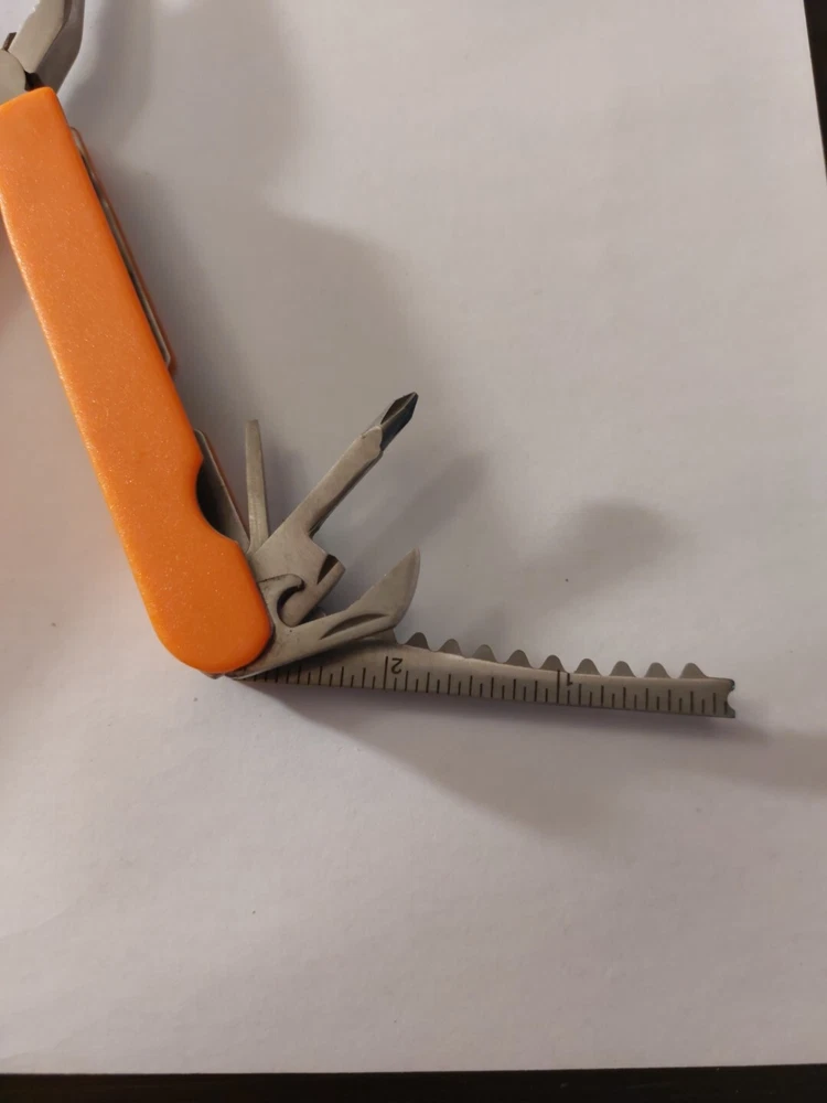 Multi Tool With Sheath, This Is Used, There Is No Name Brand On It