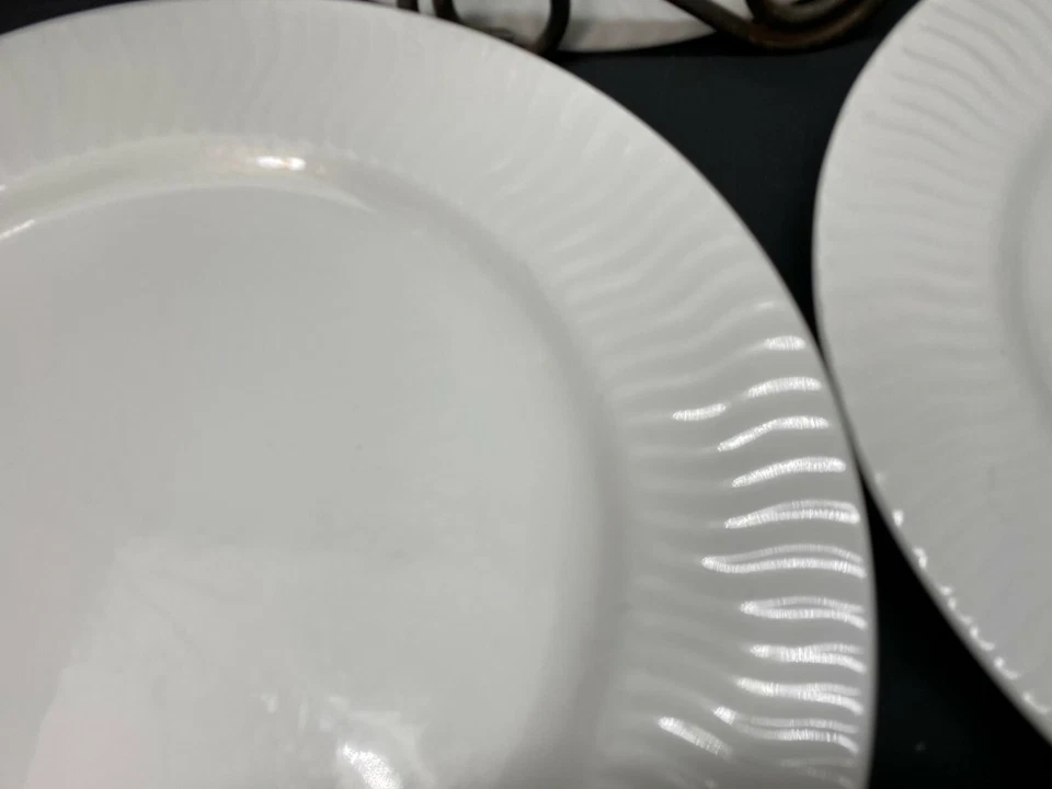 Gibson "WHITE TIDES" Everyday China ~ 3 件套 ~ 晚餐盘 ~ 10 3/4" — 第 2/4 张图片