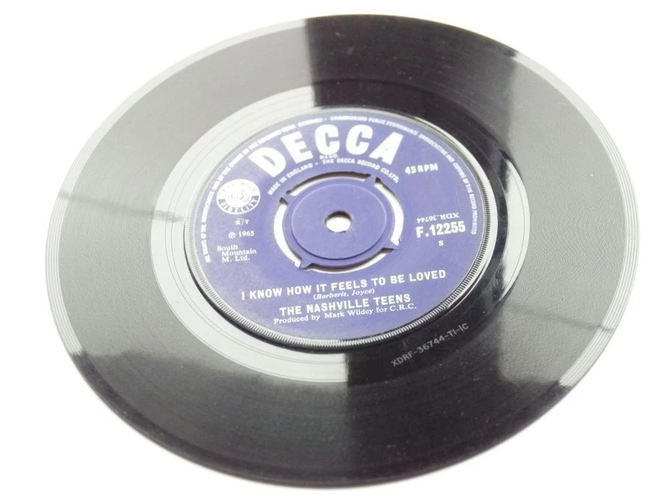 THE NASVILLE TEENS ORIG 1965 UK 45 I KNOW HOW IT FEELS TO BE LOVED - Image 3 of 4