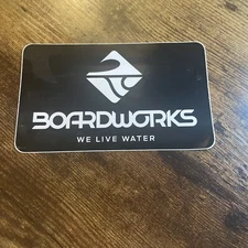 Boardworks Sticker We Live Water NEW Surf Stand Up Paddleboard SUP Decal~