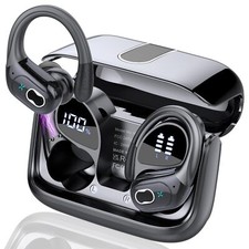 2024 Wireless Sport Earbuds 75hrs Bluetooth 5.3 Stereo Headphones, Deep Bass