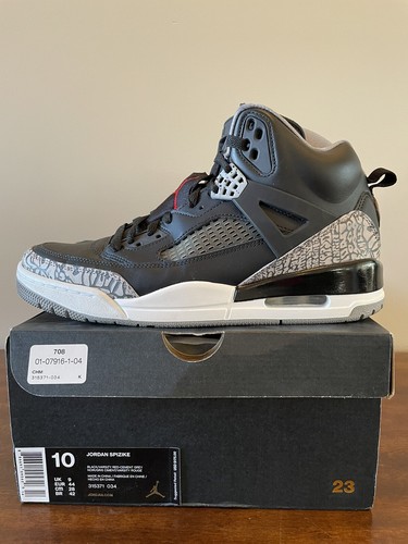 Air Jordan Spizike Black Cement 2017 