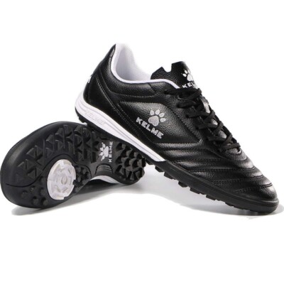 KELME Arch Support Indoor Turf Soccer Cleats Black Men Size EUC