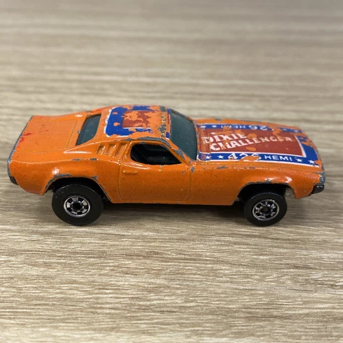 Dukes Of Hazzard Dixie Dodge Challenger 426 Hemi Orange Mattel 82 Vintage