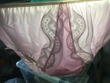 Size 4 Vintage New 50-60s 100 Nylon Panties Briefs XS Petites Dbl Nylon Gusset