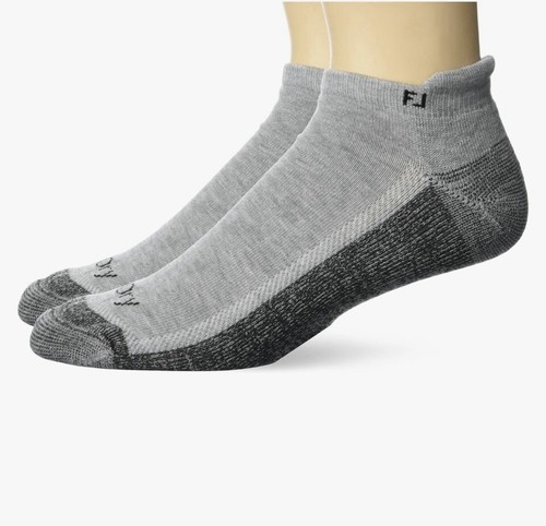 Pack De 2 Paires De Chaussettes De Golf Footjoy Pro Dry – Homme XL (12-15) – Gris
