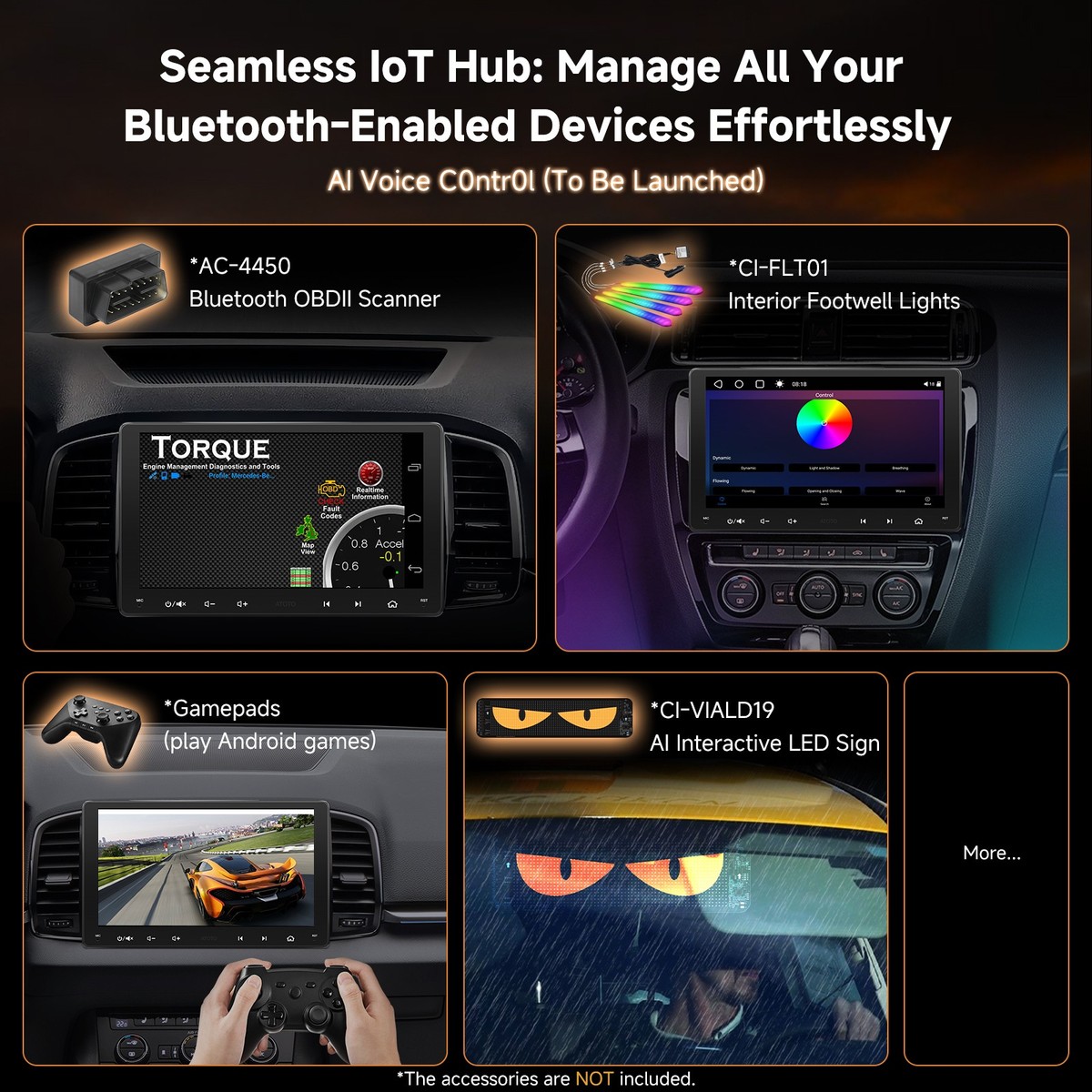 ATOTO S8 Ultra 9'' 2Din Android Car Stereo 6+128G 4G LTE Carplay w