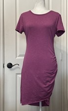 Pink Ruched Bodycon Dress Size Small