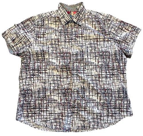 Chemise Robert Graham CLASSIC FIT - Taille 3XL - Bleu - Manches Longues - Neuf Sans étiquettes