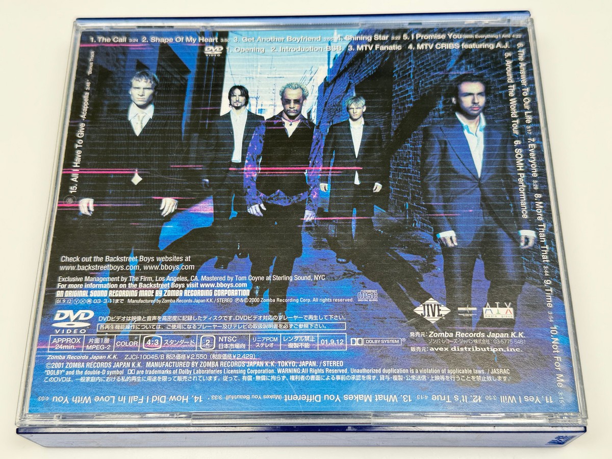 新品 未開封！ BACKSTREETBOYS BLACK&BLUE SECRET DIARY DVD付 バック
