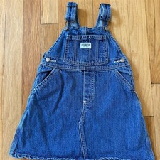 OshKosh B'gosh Vintage Denim Skirtall 18-24M Unisex Toddler Blue