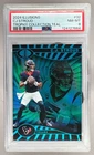 7664 C.J. Stroud 2024 Panini Illusions #32 Teal Trophy Collection /175 PSA 8
