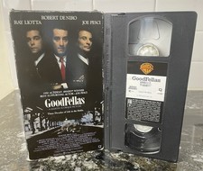 Goodfellas VHS, 1990 Crime/Thriller Ray Liotta Robert De Niro Joe Pesci NICE 